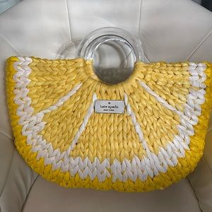 Kate spade lemon medium picnic bag.
